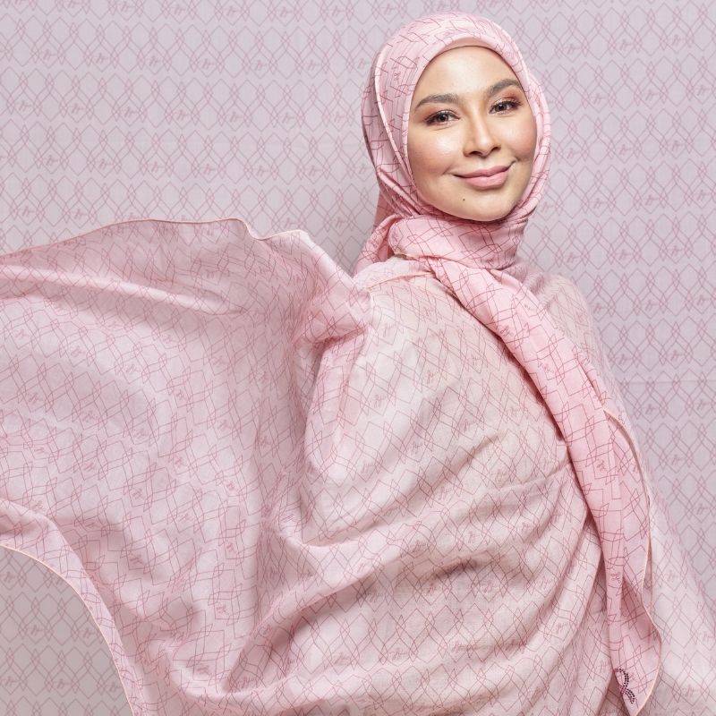 just you pinktober shawl