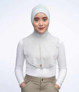 grey sports hijab