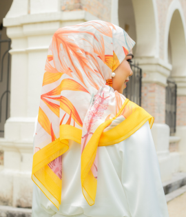 tudung bawal pastel