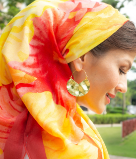 tudung bawal merah